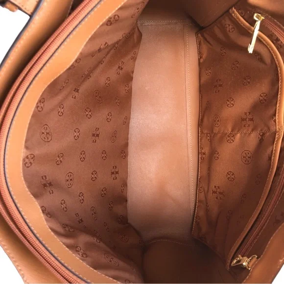 Tory Burch Cardamom Extra Large Zippered Tote Excellent Condition HP - Picture 13 of 17